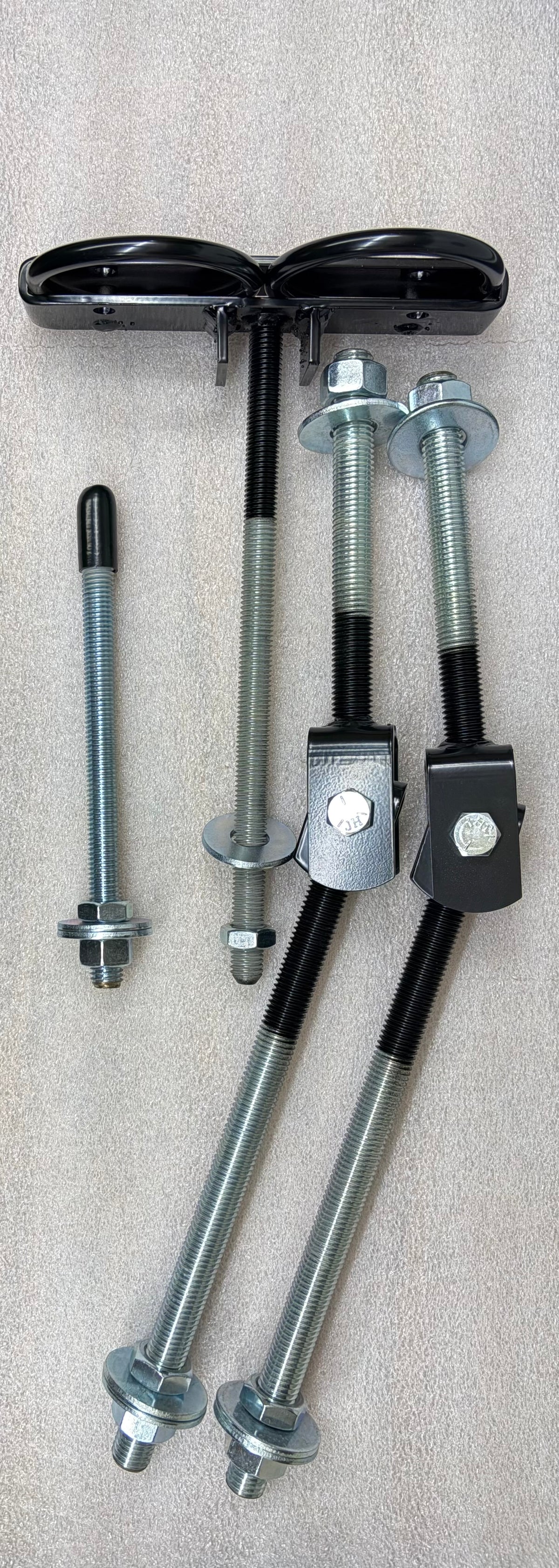 Latch Kit - 1 Double Ring Latch and 2 3/4" Hinges